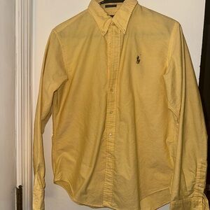 Yellow Polo by Ralph Lauren Women's Shirt
